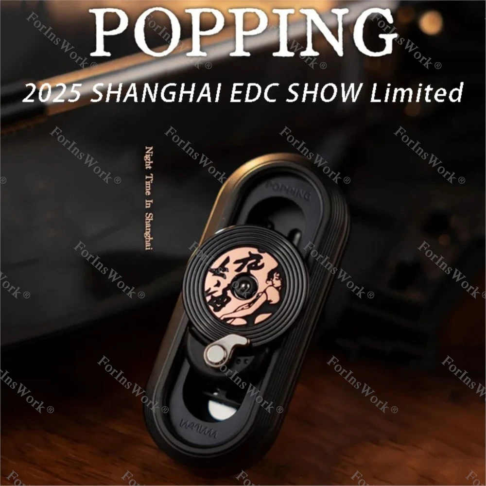 WANWU SHANGHAI EDC SHOW Popping Titanium Plated Black Copper Push Slider Fidgets Sliders EDC Gadgets Limited 99pcs
WANWU SHANGHAI EDC SHOW Popping Titanium Plated Black Copper Push Slider Fidgets Sliders EDC Gadgets Limited 99pcs