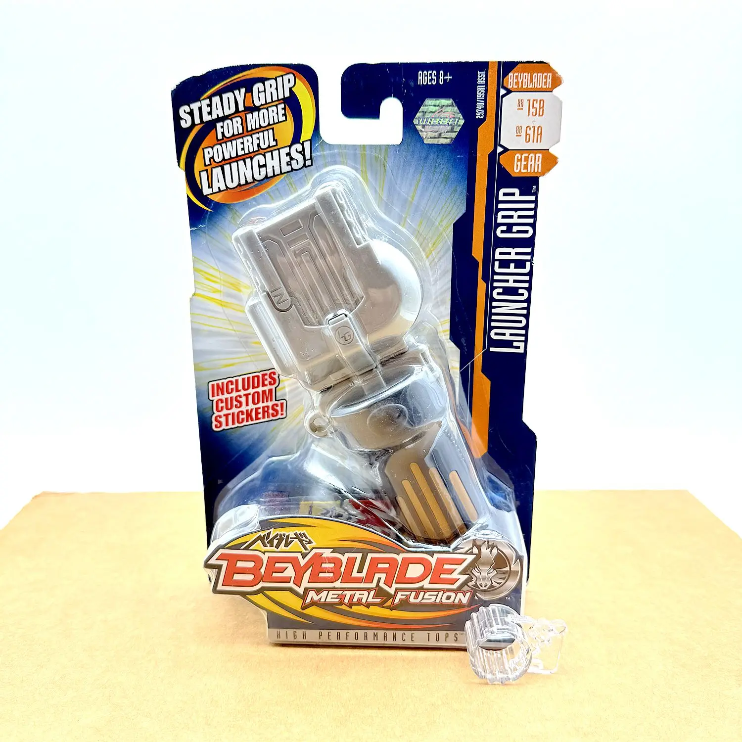 Beysplayer Beys BB-15B&BB-61A GEAR LAUNCHER GRIP BEY METAL FIGHT With original packaging set
Beysplayer Beys BB-15B&BB-61A GEAR LAUNCHER GRIP BEY METAL FIGHT With original packaging set