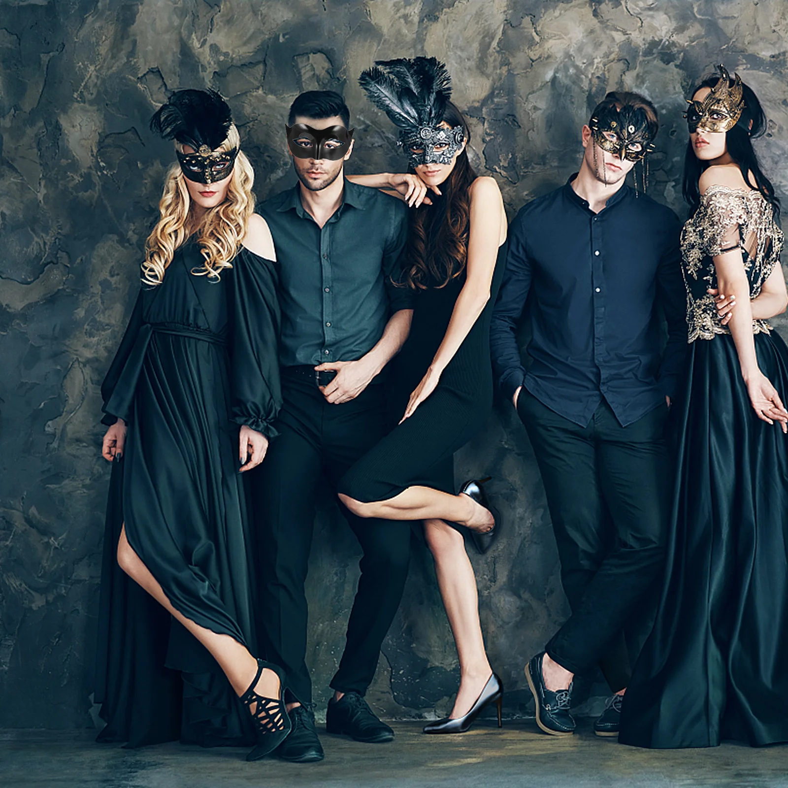 Half Face Mask Black Masquerade Costume Eye Mask for Themed Parties Proms Halloween Festivals Breathable Comfortable Design
Half Face Mask Black Masquerade Costume Eye Mask for Themed Parties Proms Halloween Festivals Breathable Comfortable Design