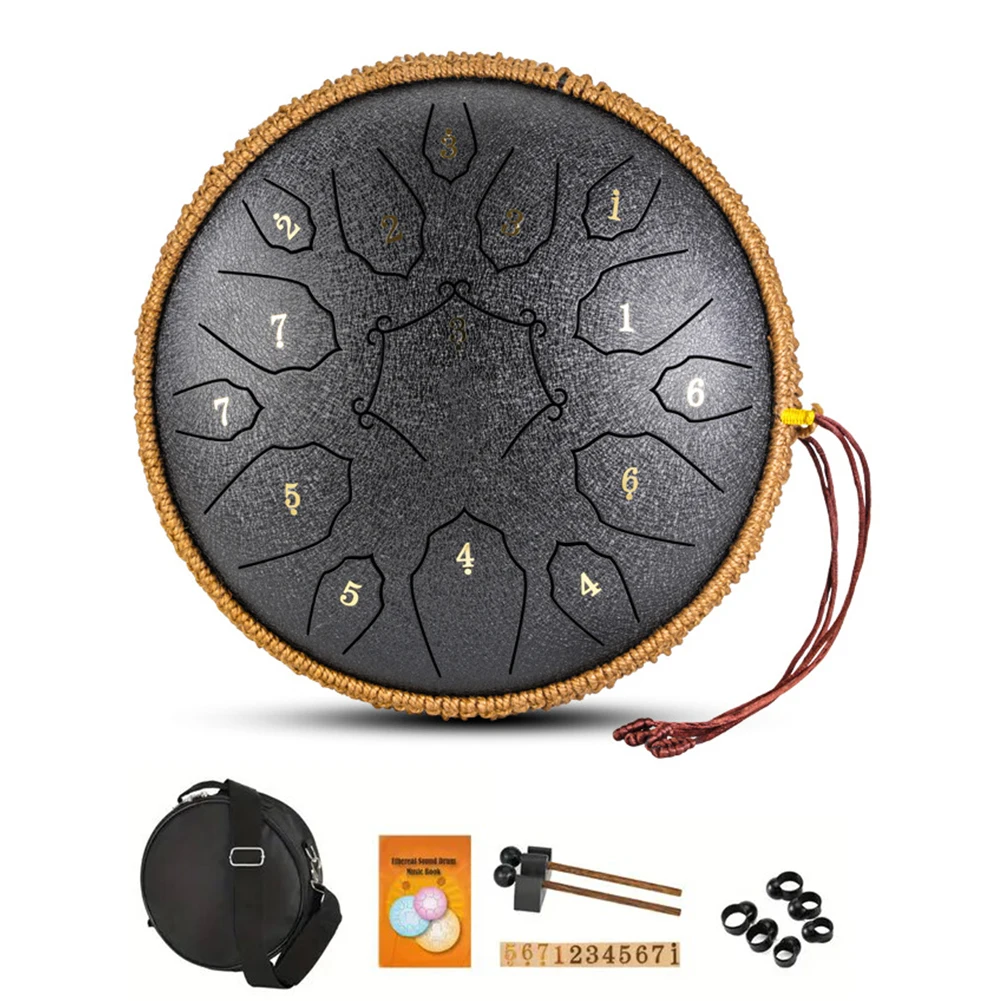 12 Inch Percussion Musical Instrument with Handbag Drumsticks 15 Notes D Major Large Ethereal Drum Yoga Sound Healing
12 Inch Percussion Musical Instrument with Handbag Drumsticks 15 Notes D Major Large Ethereal Drum Yoga Sound Healing