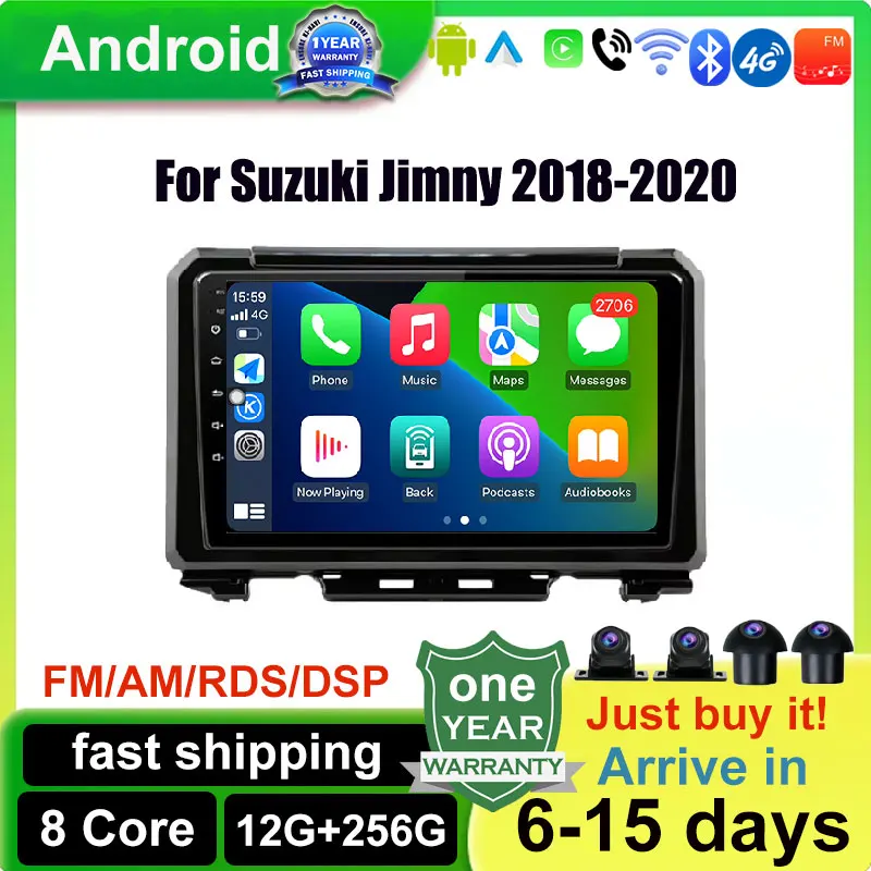 9 "Android 14 для Suzuki Jimny 2018-2020 автомобильный радио стерео мультимедийный видеоплеер GPS Unit 4G LTE DSP Carplay Auto
9 "Android 14 для Suzuki Jimny 2018-2020 автомобильный радио стерео мультимедийный видеоплеер GPS Unit 4G LTE DSP Carplay Auto