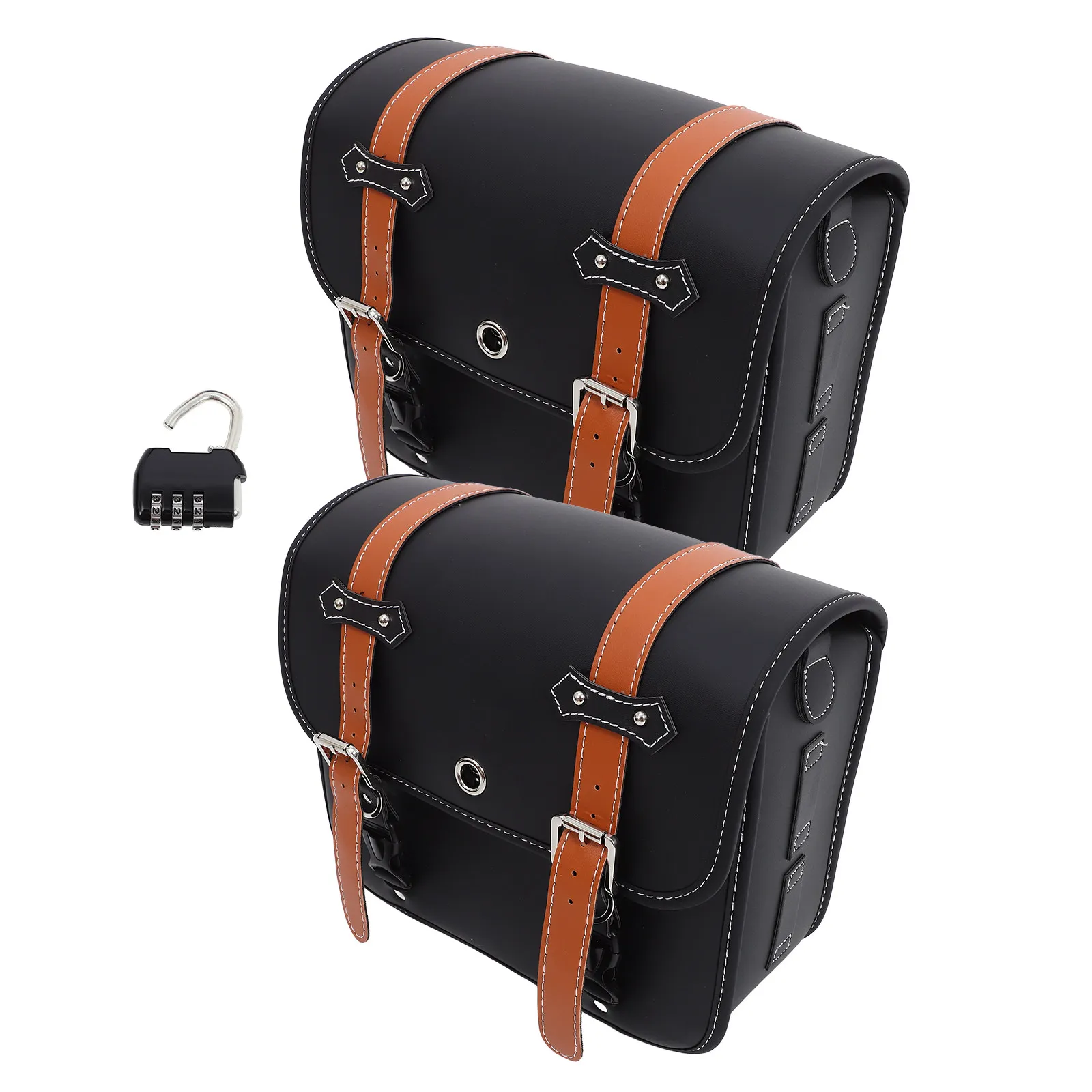 2Pcs Motorcycle Bag Large Capacity Saddlebag PU Hand Stitched Weatherproof Side Mount Bag for Phone License Sunglasses
2Pcs Motorcycle Bag Large Capacity Saddlebag PU Hand Stitched Weatherproof Side Mount Bag for Phone License Sunglasses