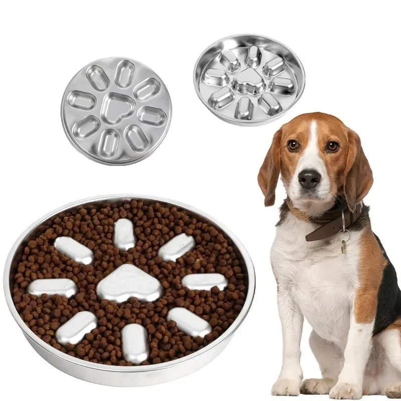 Wholesale Durable High Slow Feeder Dog Bowl Non-Slip Stainless Steel Puzzle Maze Rounded Pet Slow Food Bowl with Neck Guard
Wholesale Durable High Slow Feeder Dog Bowl Non-Slip Stainless Steel Puzzle Maze Rounded Pet Slow Food Bowl with Neck Guard