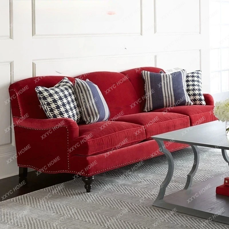 LX soft bag red sofa fashionable concubine sofa light luxury retro living room small apartment velvet fabric
LX soft bag red sofa fashionable concubine sofa light luxury retro living room small apartment velvet fabric