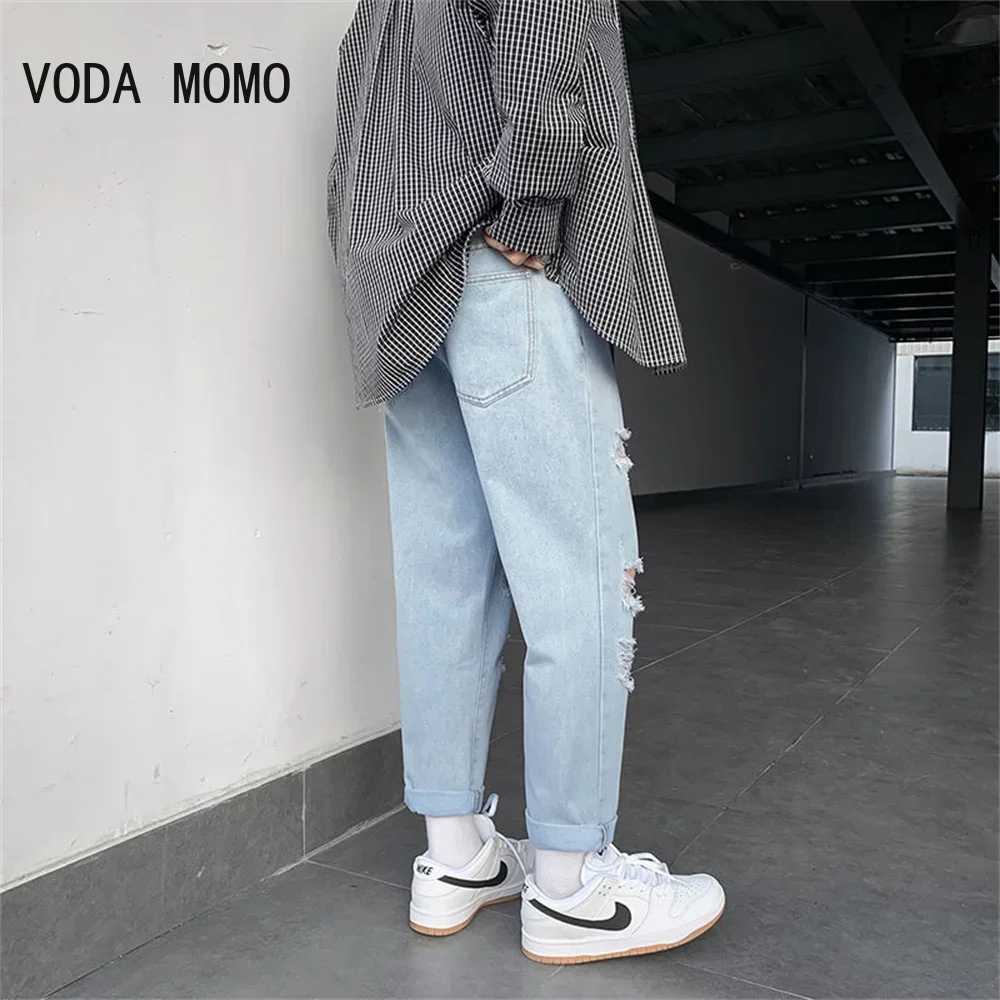 Korean rippped Men Wide Leg Jeans 2025 Autumn New Streetwear Straight Baggy Denim Pants Male Brand Trousers jeans for men pants
Korean rippped Men Wide Leg Jeans 2025 Autumn New Streetwear Straight Baggy Denim Pants Male Brand Trousers jeans for men pants