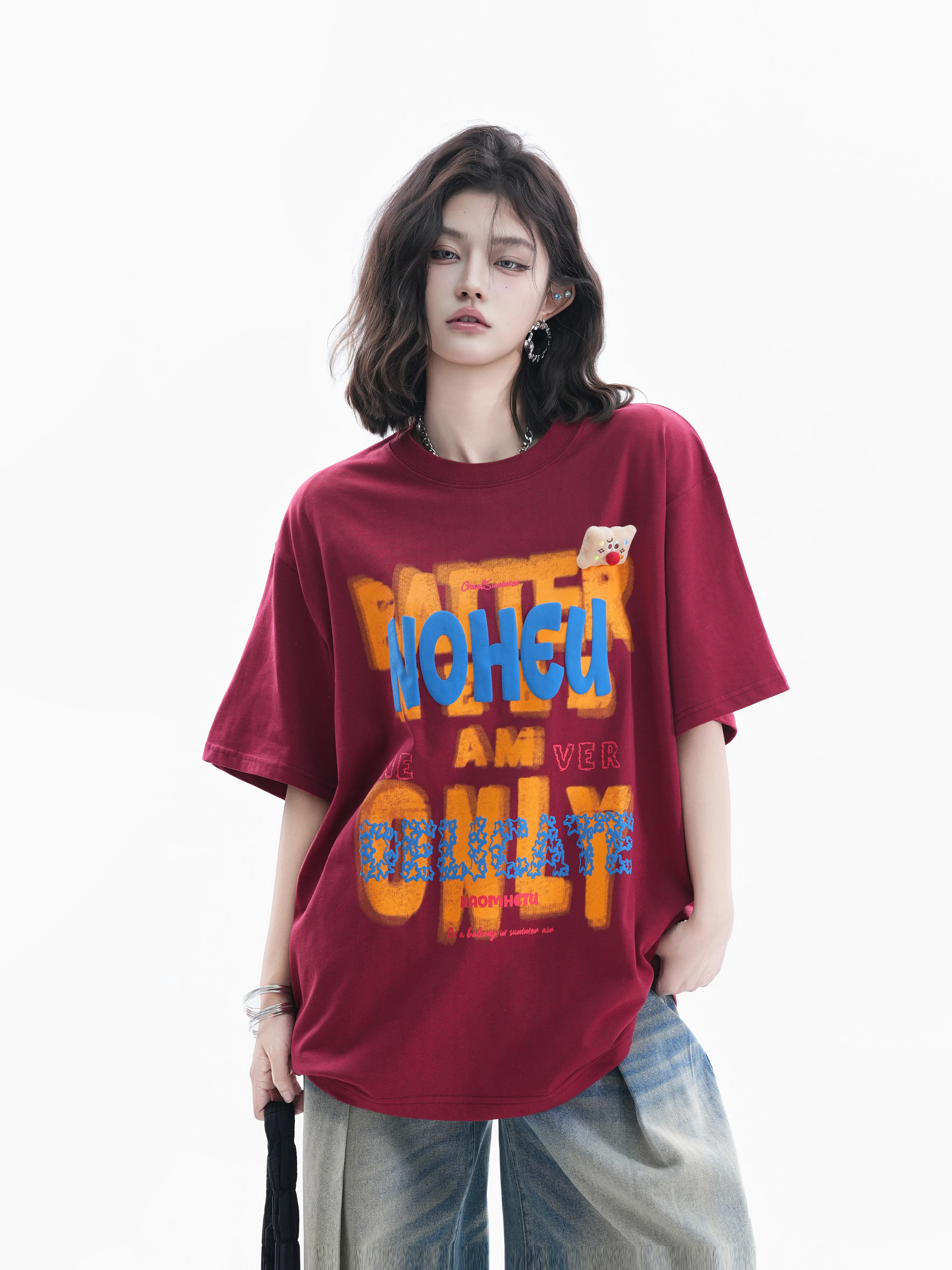 American Style Printed Letter Short Sleeve T-Shirt Loose Women's Casual Top Streetwear Couple's INS Summer Cotton round Neck
American Style Printed Letter Short Sleeve T-Shirt Loose Women's Casual Top Streetwear Couple's INS Summer Cotton round Neck
