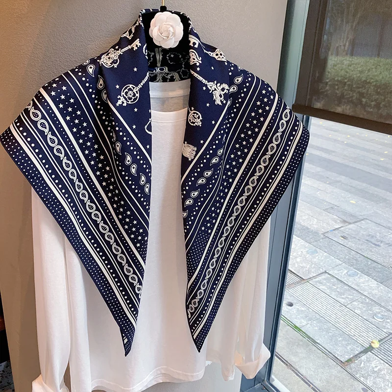 Autumn Triangle Scarf Double Layer Satin Korean Edition Small Shawl Silky Neck Protection Silk Scarf Scarf Triangle Scarf
Autumn Triangle Scarf Double Layer Satin Korean Edition Small Shawl Silky Neck Protection Silk Scarf Scarf Triangle Scarf