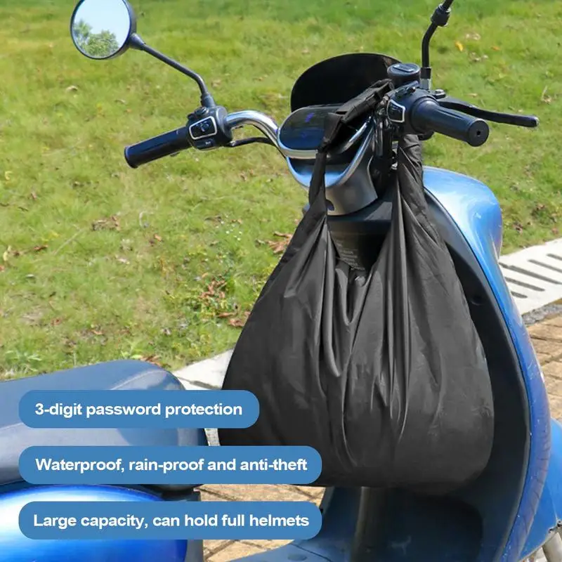 Portable Motorcycle Equipments Bag Motorbike Helmet Bag Waterproof Combination Lock Anti-Theft Luggage Storage Bag UV-resistant
Portable Motorcycle Equipments Bag Motorbike Helmet Bag Waterproof Combination Lock Anti-Theft Luggage Storage Bag UV-resistant