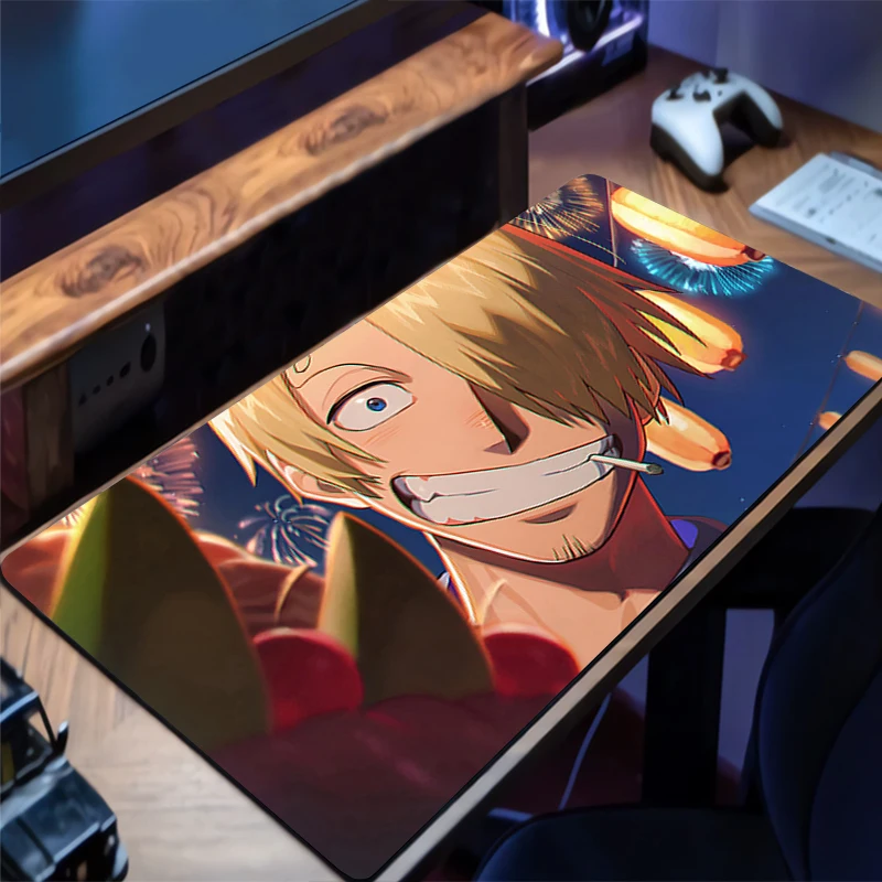 Mouse Pad Gamer Anti-slip Anime Desk Mat Gaming PC Accessories Tablet Pad One Piece Sanji Large Mousepad Extended Keyboard Mat
Mouse Pad Gamer Anti-slip Anime Desk Mat Gaming PC Accessories Tablet Pad One Piece Sanji Large Mousepad Extended Keyboard Mat