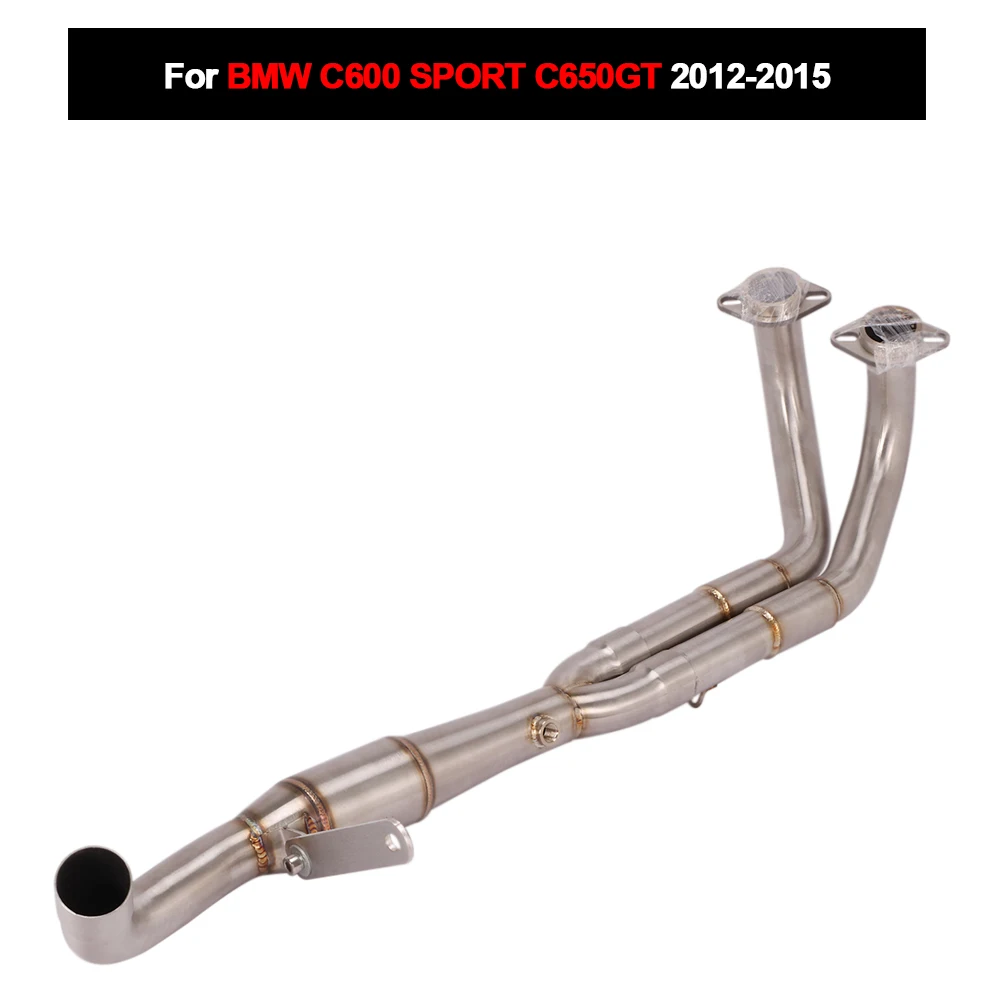For BMW C600 SPORT C650GT 2012-2015 Motorcycle Full Exhaust Escape Modified Front Link Pipe Muffler Stainless Steel
For BMW C600 SPORT C650GT 2012-2015 Motorcycle Full Exhaust Escape Modified Front Link Pipe Muffler Stainless Steel