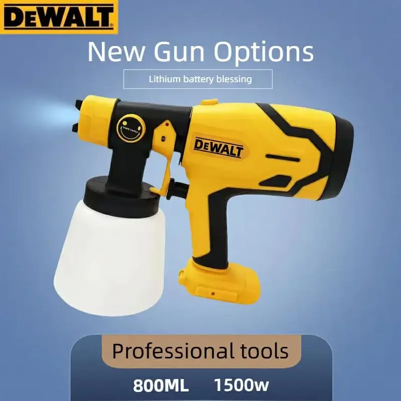 DEWALT High Power Paint Sprayer: Cordless Electric Airbrush for Automotive & Furniture Coating For DEWALT Battery(bare unit)
DEWALT High Power Paint Sprayer: Cordless Electric Airbrush for Automotive & Furniture Coating For DEWALT Battery(bare unit)
