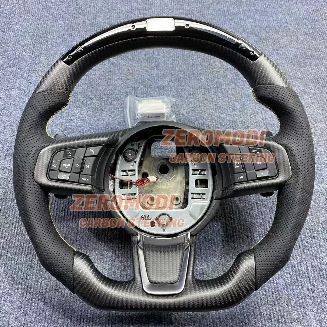 Светодиодный спортивный руль из настоящего углеродного волокна, подходящий для JAGUAR XFL XE XEL 2018-2020
Светодиодный спортивный руль из настоящего углеродного волокна, подходящий для JAGUAR XFL XE XEL 2018-2020