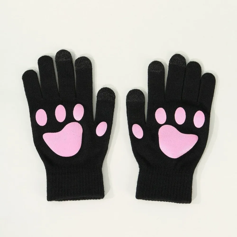 Новые теплые перчатки с кошачьей лапой, сенсорный экран, перчатки с сенсорным экраном и полным пальцем, вязаные варежки для вождения, подарок
Новые теплые перчатки с кошачьей лапой, сенсорный экран, перчатки с сенсорным экраном и полным пальцем, вязаные варежки для вождения, подарок
