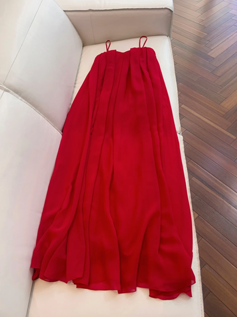 Red Sexy Strapl Loose Dr Vaion Beach Lazy Sle Bal Slim Long Dr Sensual Dr Korean Sle High W...
Red Sexy Strapl Loose Dr Vaion Beach Lazy Sle Bal Slim Long Dr Sensual Dr Korean Sle High W...