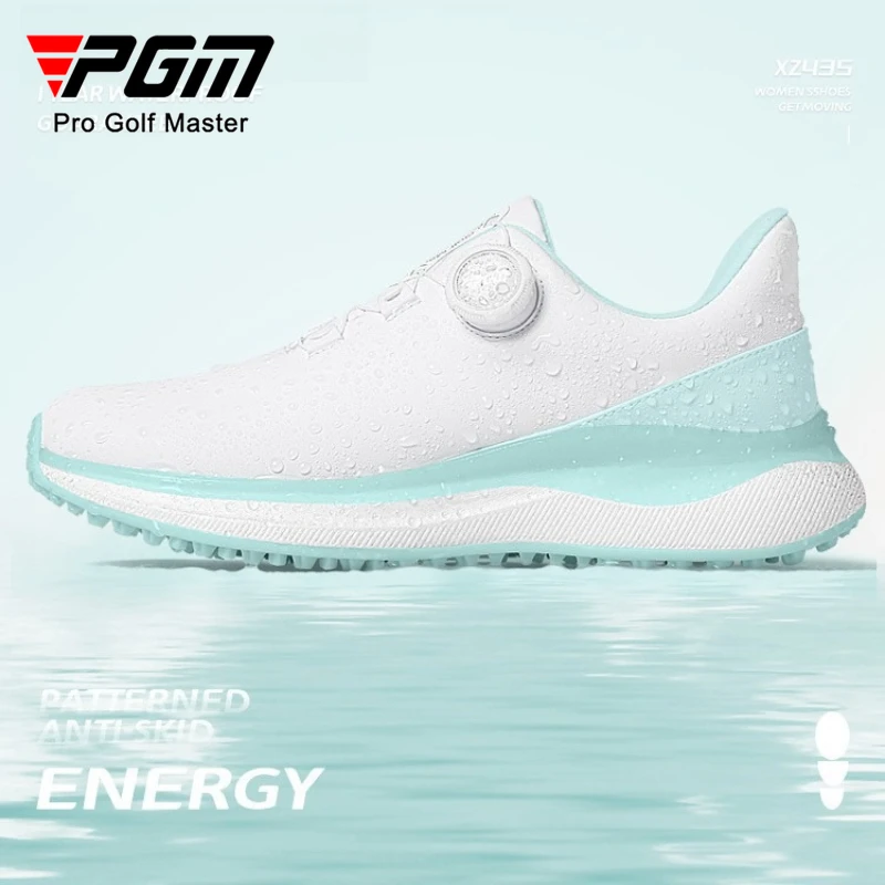 PGM Women's Golf Shoes Summer Waterproof High Elasticity Cushioning and Height Increasing Outdoor Sports Sneakers XZ435
PGM Women's Golf Shoes Summer Waterproof High Elasticity Cushioning and Height Increasing Outdoor Sports Sneakers XZ435
