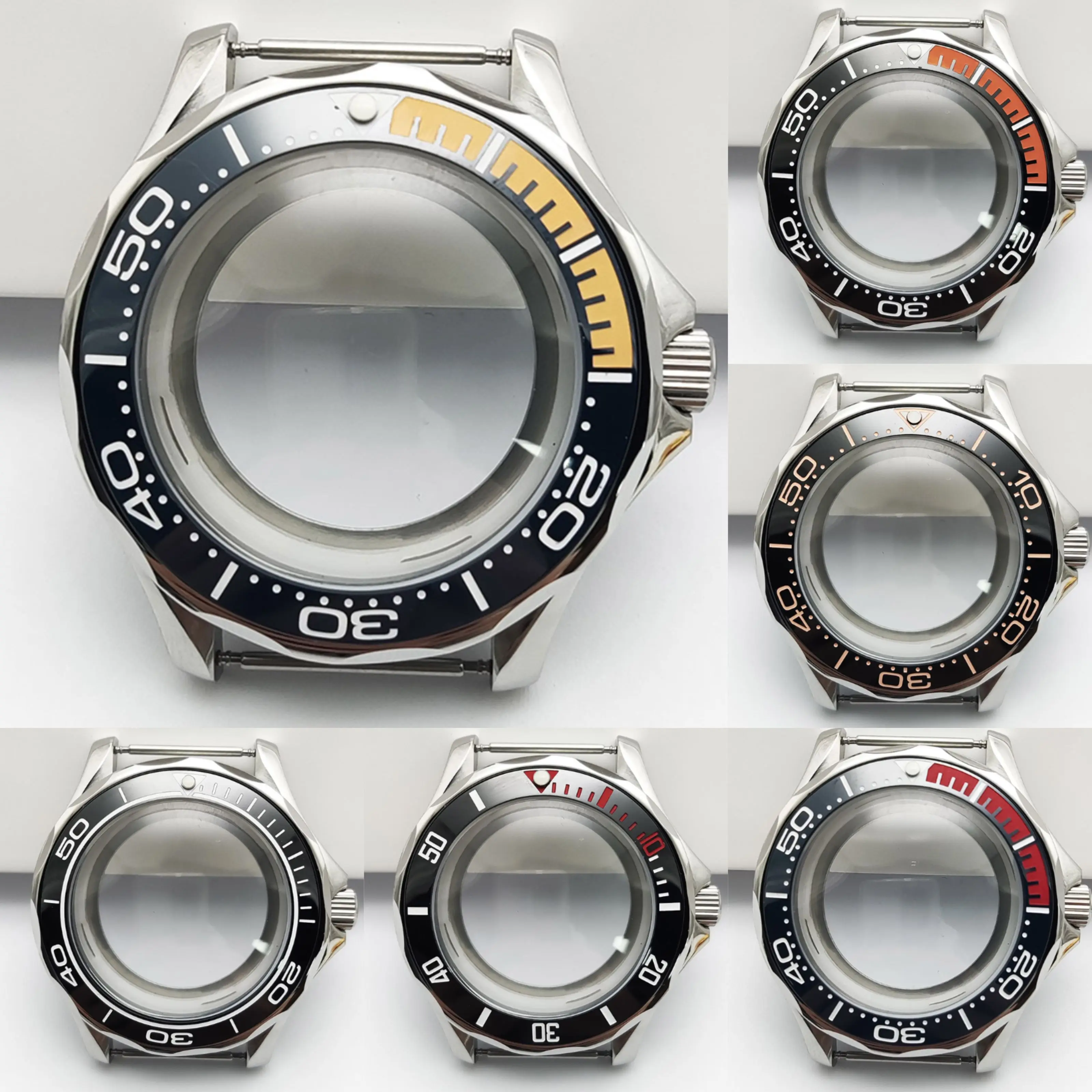 Luxury Men's 41mm NH35 Watch Case For NH35 NH36 Movement Sapphire glass 50m waterproof 31mm Dial
Luxury Men's 41mm NH35 Watch Case For NH35 NH36 Movement Sapphire glass 50m waterproof 31mm Dial