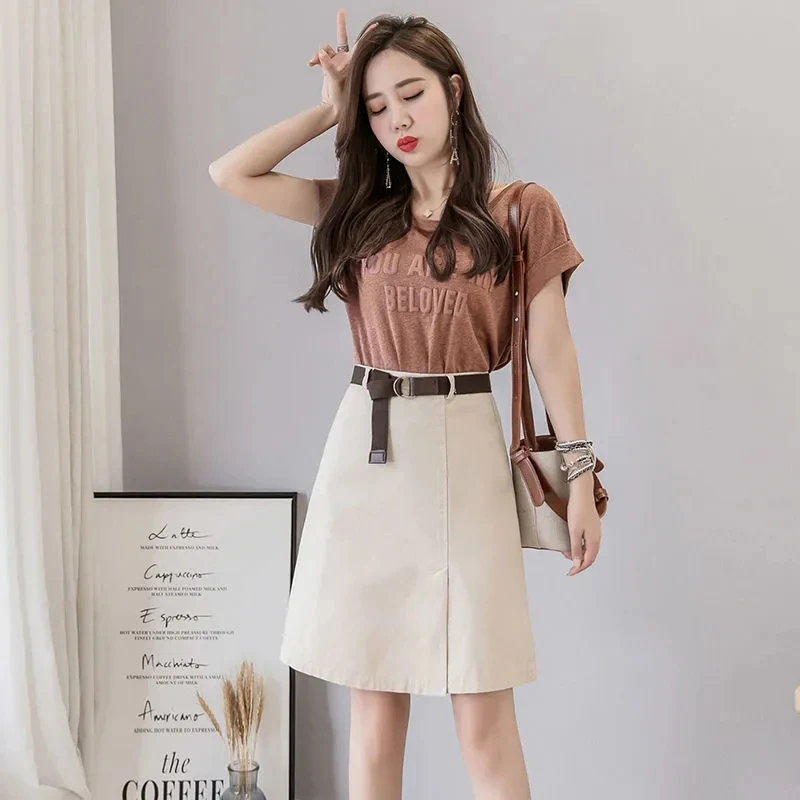 Korean Fashion Mini Skirts Women Harajuku Casual A-Line Split Solid Jupe Femme Spring Summer High Waist Mini Etekler
Korean Fashion Mini Skirts Women Harajuku Casual A-Line Split Solid Jupe Femme Spring Summer High Waist Mini Etekler
