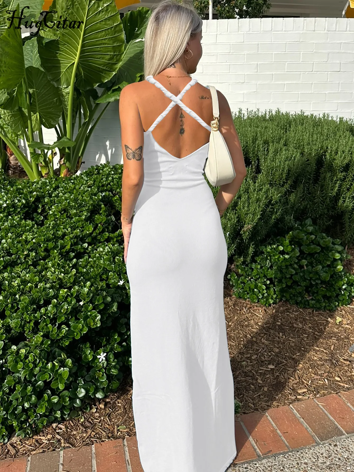 Hugcitar Elegant Solid Slips Backless Sexy Bodycon Maxi Dress Summer Women Fashion Clothings Birthday Party Festival Club
Hugcitar Elegant Solid Slips Backless Sexy Bodycon Maxi Dress Summer Women Fashion Clothings Birthday Party Festival Club