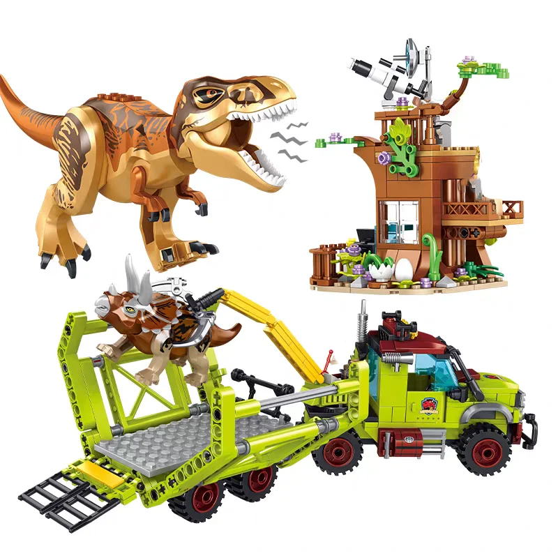 517Pcs Triceratops Rescue Operation Building Blocks Dinosaur Figures City Dino Robot Brick Dinosaurios Truck Toys For Children
517Pcs Triceratops Rescue Operation Building Blocks Dinosaur Figures City Dino Robot Brick Dinosaurios Truck Toys For Children