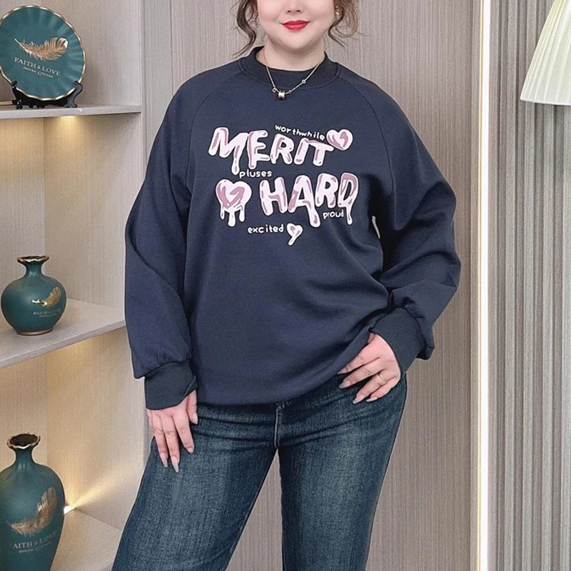 Women's Plus Size American Vintage O-Neck Sweatshirt 2025 Spring/Fall Loose Fit Casual Hoodies Soft Cotton Blend Lounge Wear
Women's Plus Size American Vintage O-Neck Sweatshirt 2025 Spring/Fall Loose Fit Casual Hoodies Soft Cotton Blend Lounge Wear