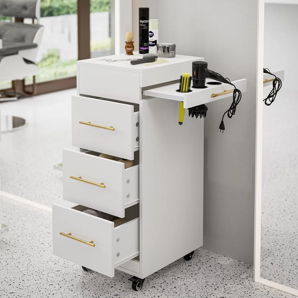 Тележка для салона с замком на колесах, тележка для волос на колесиках с 3-мя держателями для сушилок, органайзер для макияжа, шкаф для косметического спа-салона
Тележка для салона с замком на колесах, тележка для волос на колесиках с 3-мя держателями для сушилок, органайзер для макияжа, шкаф для косметического спа-салона