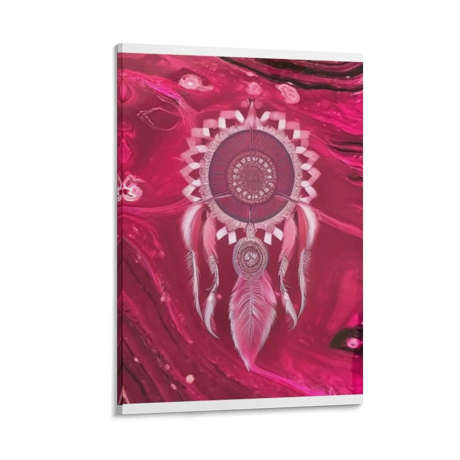 Dreamcatcher white on pink background Canvas Painting Home decoration anime room decor anime decoration
Dreamcatcher white on pink background Canvas Painting Home decoration anime room decor anime decoration