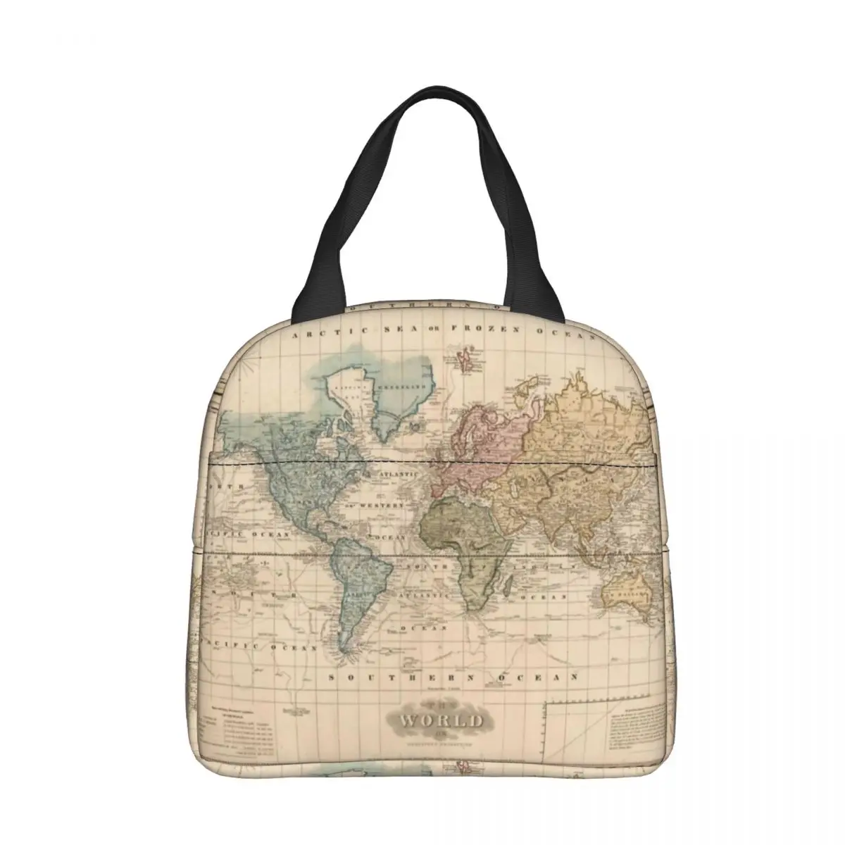 Vintage Map Of The World 1823 Insulated Lunch Bags Cooler Bag Meal Container Leakproof Tote Lunch Box Men Women Work Picnic
Vintage Map Of The World 1823 Insulated Lunch Bags Cooler Bag Meal Container Leakproof Tote Lunch Box Men Women Work Picnic