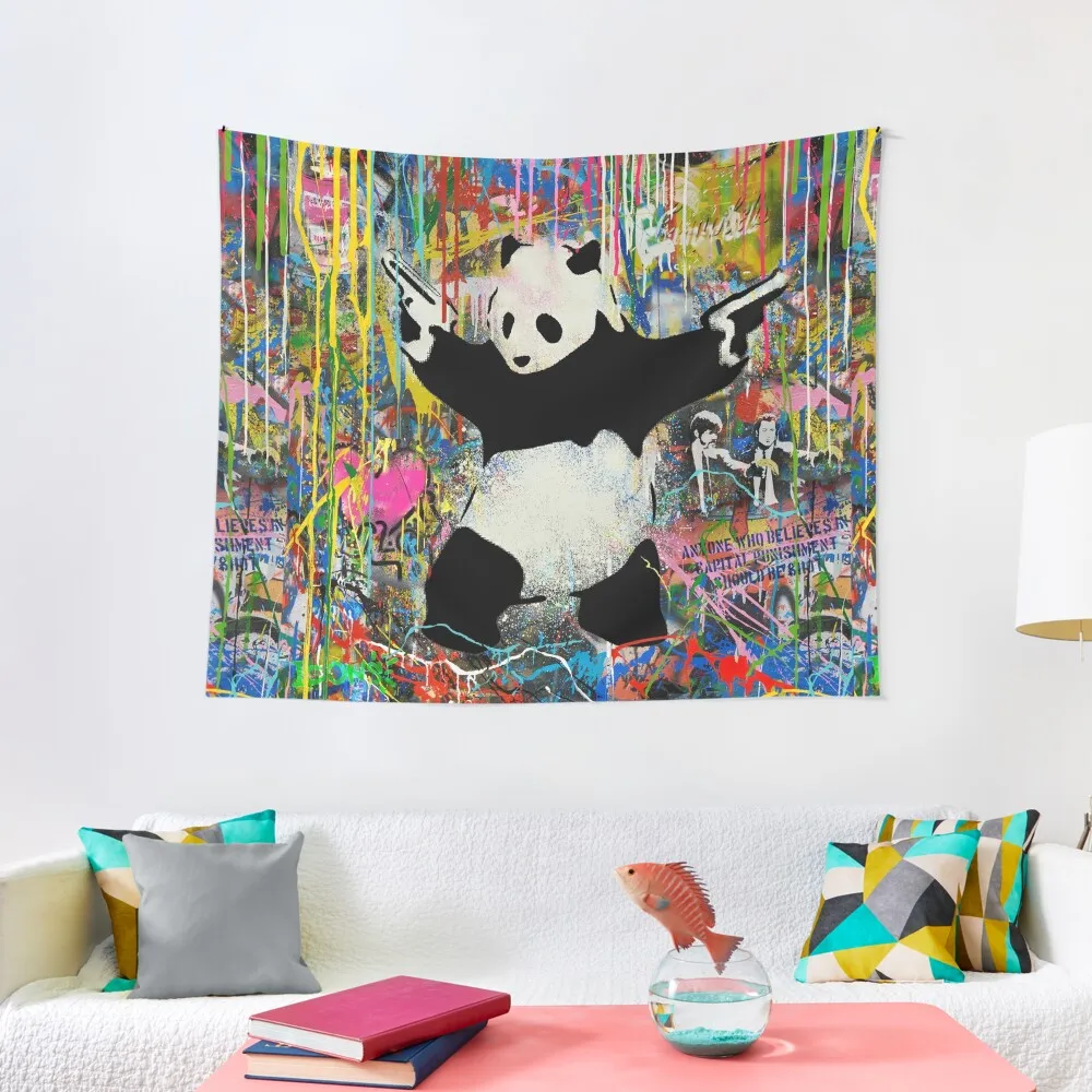 Panda With Guns Stick Em Up - Pop Street Art Banksy Tapestry Decorative Wall Mural Decor Home Tapestry
Panda With Guns Stick Em Up - Pop Street Art Banksy Tapestry Decorative Wall Mural Decor Home Tapestry