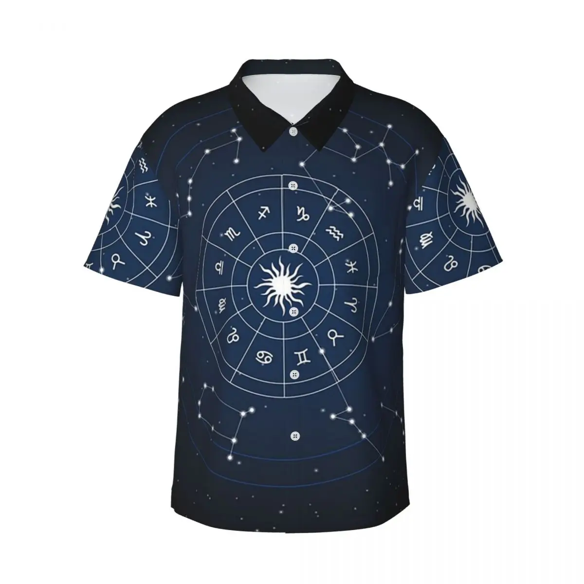 Zodiac Constellations Space Men's Shirts Hawaiian Short Sleeve Shirt Casual Lapel Tops for Summer Beach
Zodiac Constellations Space Men's Shirts Hawaiian Short Sleeve Shirt Casual Lapel Tops for Summer Beach