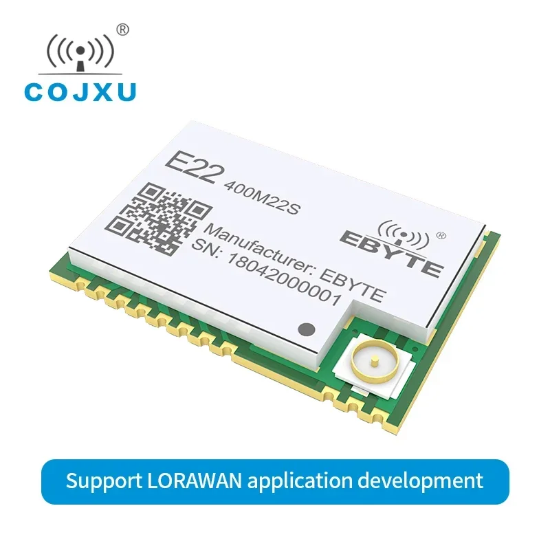 Cojxu E22-400M22S LoRa Sx1268 433 МГц Высокоточный TCXO беспроводной радиочастотный модуль Industrial Iot 7 км беспроводной трансивер дальнего действия
Cojxu E22-400M22S LoRa Sx1268 433 МГц Высокоточный TCXO беспроводной радиочастотный модуль Industrial Iot 7 км беспроводной трансивер дальнего действия