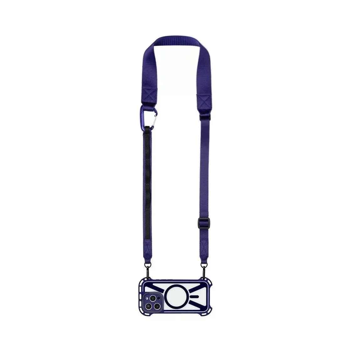 Purple Nylon Functional Phone Shoulder Strap Universal Phone Straps Long Lanyard Phone Hanging Chain
Purple Nylon Functional Phone Shoulder Strap Universal Phone Straps Long Lanyard Phone Hanging Chain