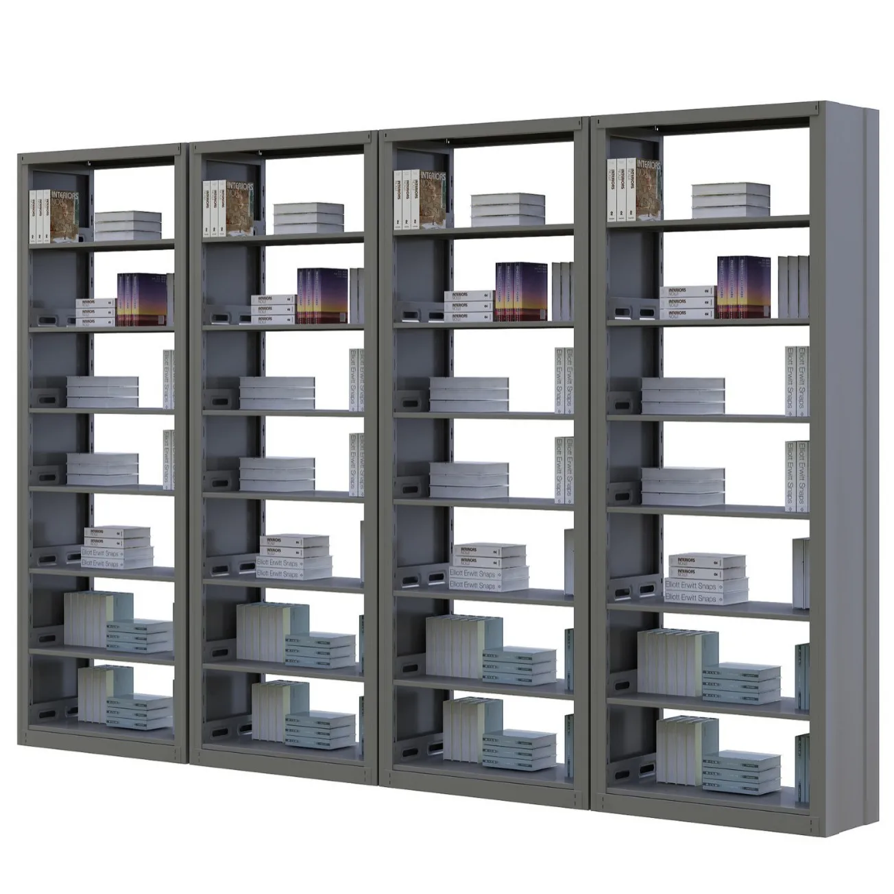 Steel Black Set Of Four Main Bookshelves Library Bookshelves Thickened Plate Bookshelves Factory Direct Sales
Steel Black Set Of Four Main Bookshelves Library Bookshelves Thickened Plate Bookshelves Factory Direct Sales