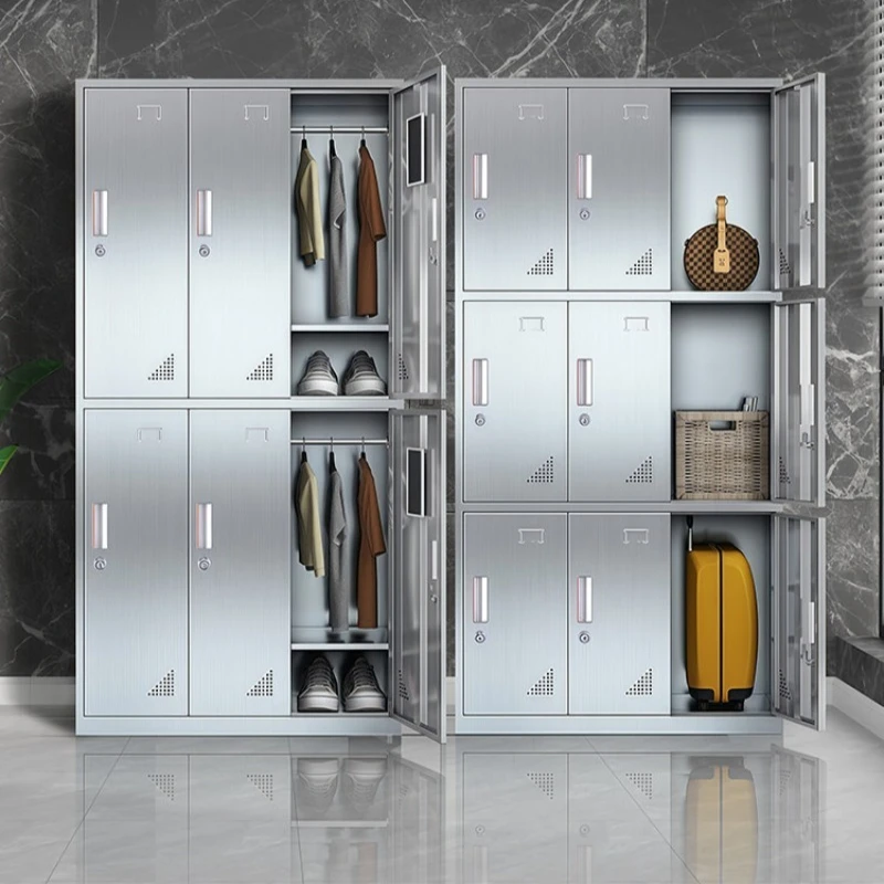 Modern Stainless Steel Filing Cabinet Nordic Creative Cleanroom Multi-door Lockable Wardrobe Cabinet Office Furniture FYFC
Modern Stainless Steel Filing Cabinet Nordic Creative Cleanroom Multi-door Lockable Wardrobe Cabinet Office Furniture FYFC