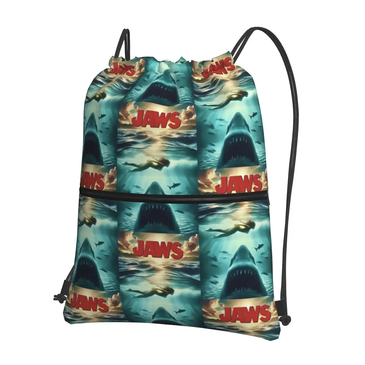 Jaws Horror Movie Backpacks Multi-function Drawstring Bundle Pocket Sports Bag Book Bags for Travel Students
Jaws Horror Movie Backpacks Multi-function Drawstring Bundle Pocket Sports Bag Book Bags for Travel Students