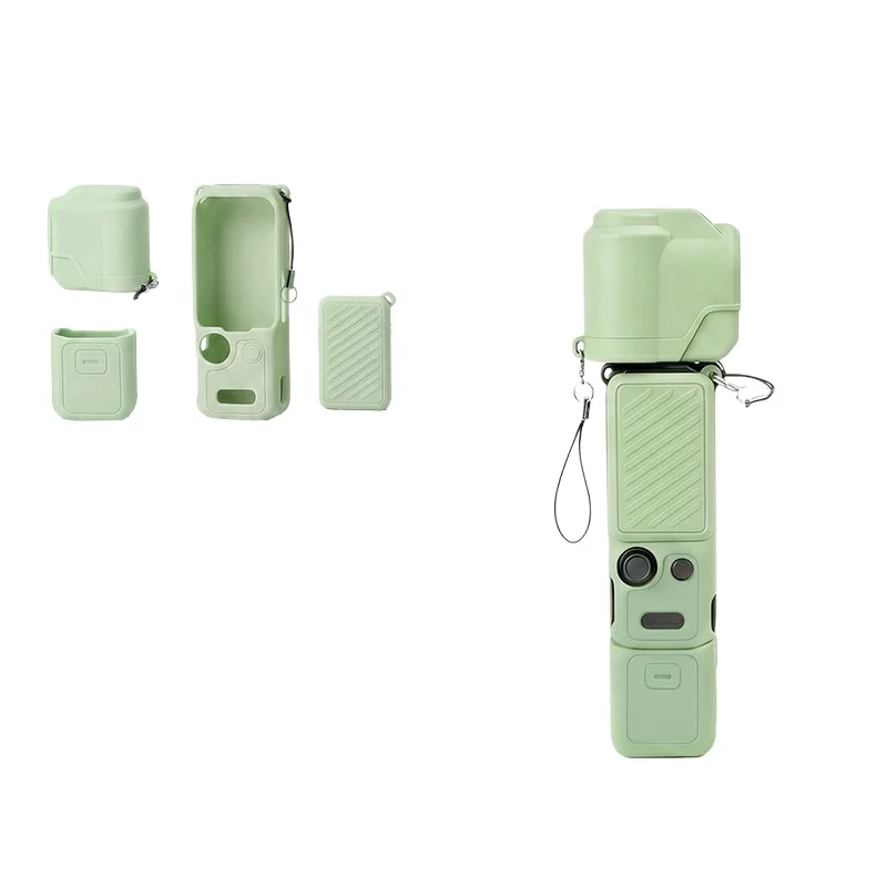 Silicone Case Lens Cap Screen Protector Cover for DJI Osmo Pocket 4 Protective Accessories
Silicone Case Lens Cap Screen Protector Cover for DJI Osmo Pocket 4 Protective Accessories