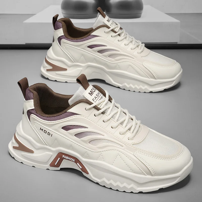 Men's Casual Running Shoes Thick Bottom Dad Sneakers Breathable Lightweight Sports Shoes for Youth Spring & Summer
Men's Casual Running Shoes Thick Bottom Dad Sneakers Breathable Lightweight Sports Shoes for Youth Spring & Summer