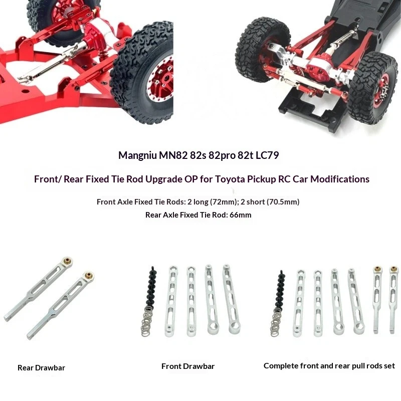 Mangniu Metal Front Rear Fixed Pull Rod Rc Car Upgrade Parts For Mn82 Mn82t 82s 82pro Lc79 Rc Crawler Pickup Accessory
Mangniu Metal Front Rear Fixed Pull Rod Rc Car Upgrade Parts For Mn82 Mn82t 82s 82pro Lc79 Rc Crawler Pickup Accessory