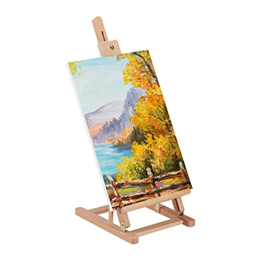 Table Easel for presentations, beech wood and stainless steel, natural color, tiltable and height adjustable up to DIN A3, comp
Table Easel for presentations, beech wood and stainless steel, natural color, tiltable and height adjustable up to DIN A3, comp