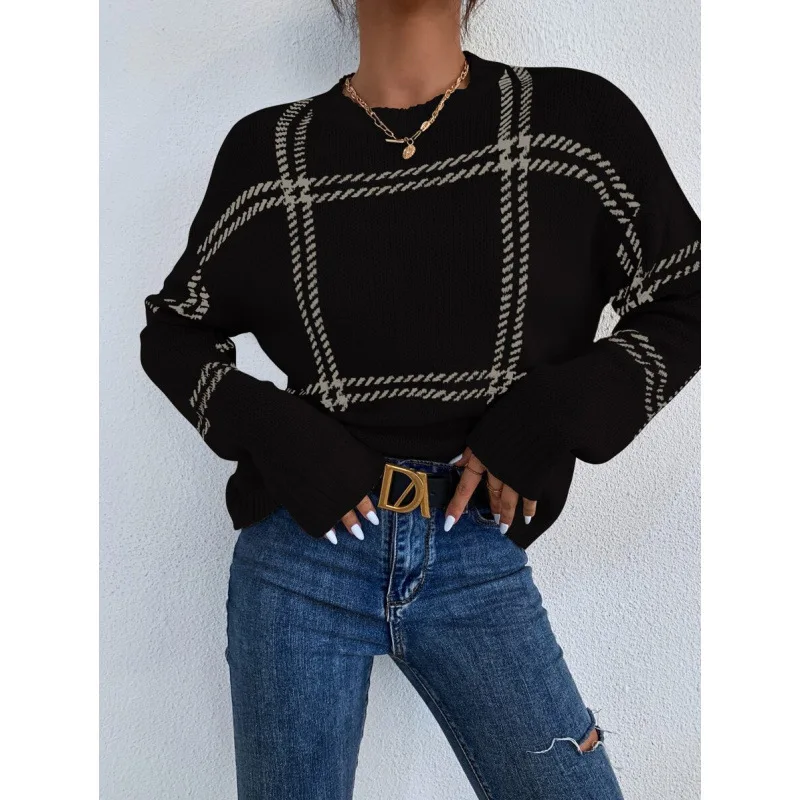 Color Block Crew Neck Knitted Sweater round Neck Spliced Color Spring 2026 Women's Fashion Non-deformable Fabric
Color Block Crew Neck Knitted Sweater round Neck Spliced Color Spring 2026 Women's Fashion Non-deformable Fabric