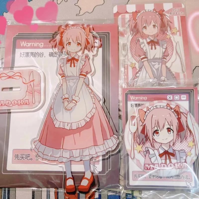Maid Version Madoka Magica Doujin Set - Homura Akemi Acrylic Stand + Pins (Fan-Made Anime Merch)
Maid Version Madoka Magica Doujin Set - Homura Akemi Acrylic Stand + Pins (Fan-Made Anime Merch)