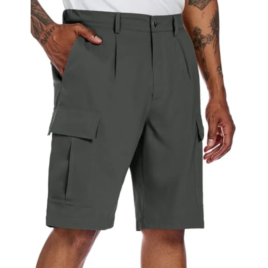Мужские шорты-карго PEGENO с эластичным поясом и шнурком, повседневные классические летние шорты для походов и работы с 6 карманами
Мужские шорты-карго PEGENO с эластичным поясом и шнурком, повседневные классические летние шорты для походов и работы с 6 карманами
