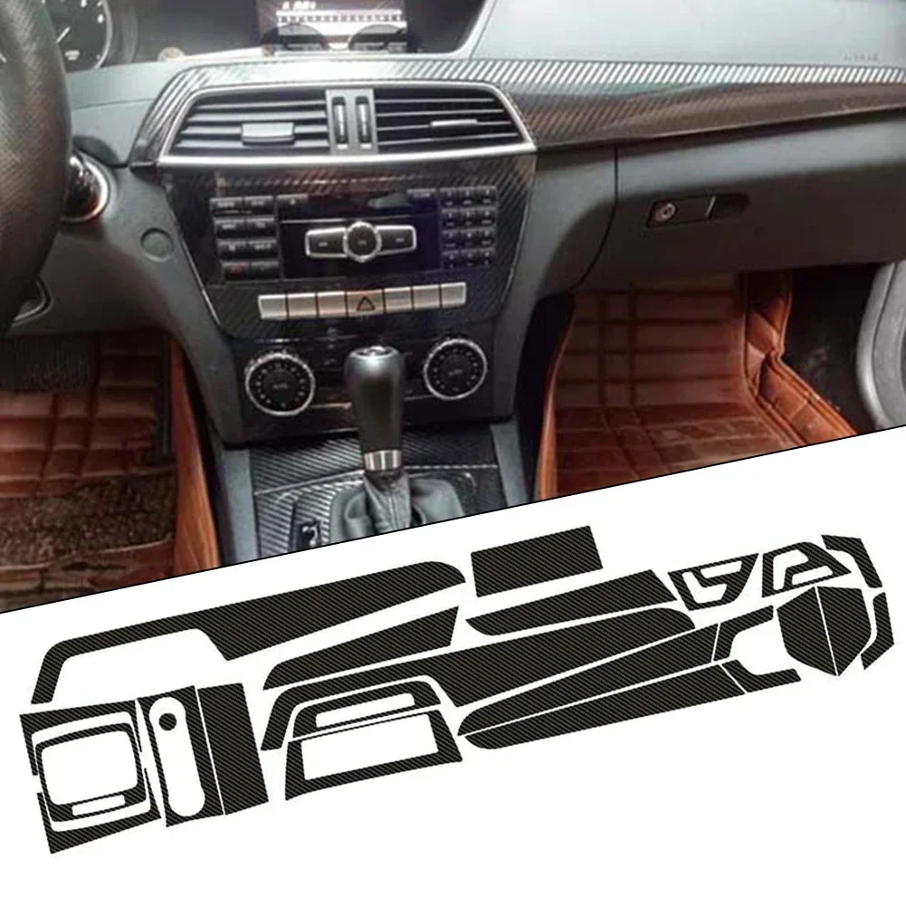 Carbon Fiber Car Pattern Interior DIY Trim Decals For Mercedes Class C W204 5D Car Dashboard Kit Stickers Decal Accessories
Carbon Fiber Car Pattern Interior DIY Trim Decals For Mercedes Class C W204 5D Car Dashboard Kit Stickers Decal Accessories
