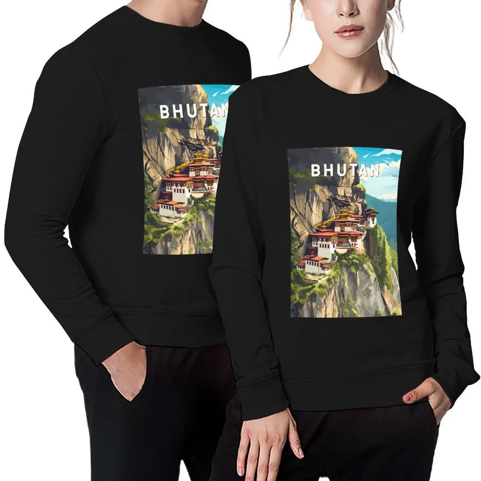 Bhutan Illustration Travel Art Vintage Pullover men clothes tracksuit men mens clothes oversize sweatshirt
Bhutan Illustration Travel Art Vintage Pullover men clothes tracksuit men mens clothes oversize sweatshirt
