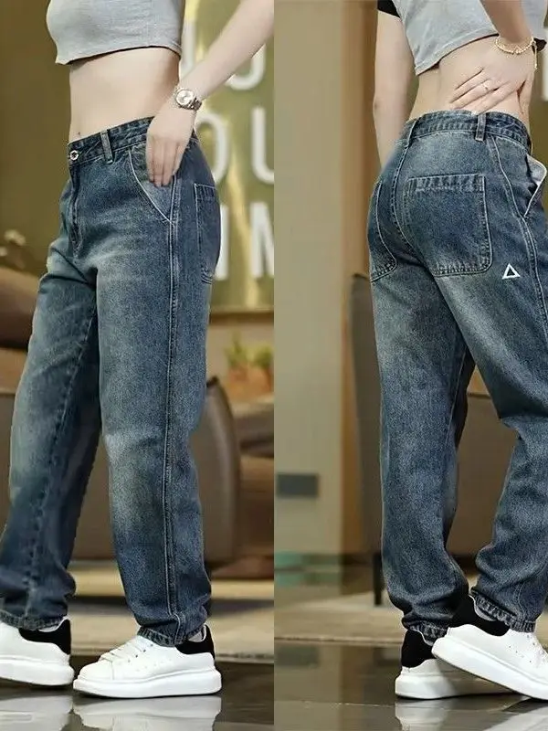 Мужские классические джинсы свободного кроя в американском стиле, повседневные износостойкие носимые прямые брюки для спецодежды
Мужские классические джинсы свободного кроя в американском стиле, повседневные износостойкие носимые прямые брюки для спецодежды
