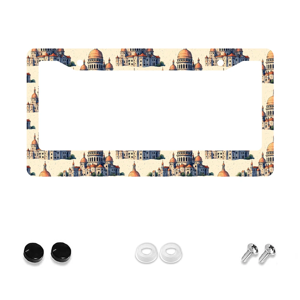 1 шт. винтажная бежевая рамка номерного знака с 2 отверстиями и рисунком замка, алюминиевый материал, 6x12 дюймов, комплект винтов, ретро-автомобиль
1 шт. винтажная бежевая рамка номерного знака с 2 отверстиями и рисунком замка, алюминиевый материал, 6x12 дюймов, комплект винтов, ретро-автомобиль