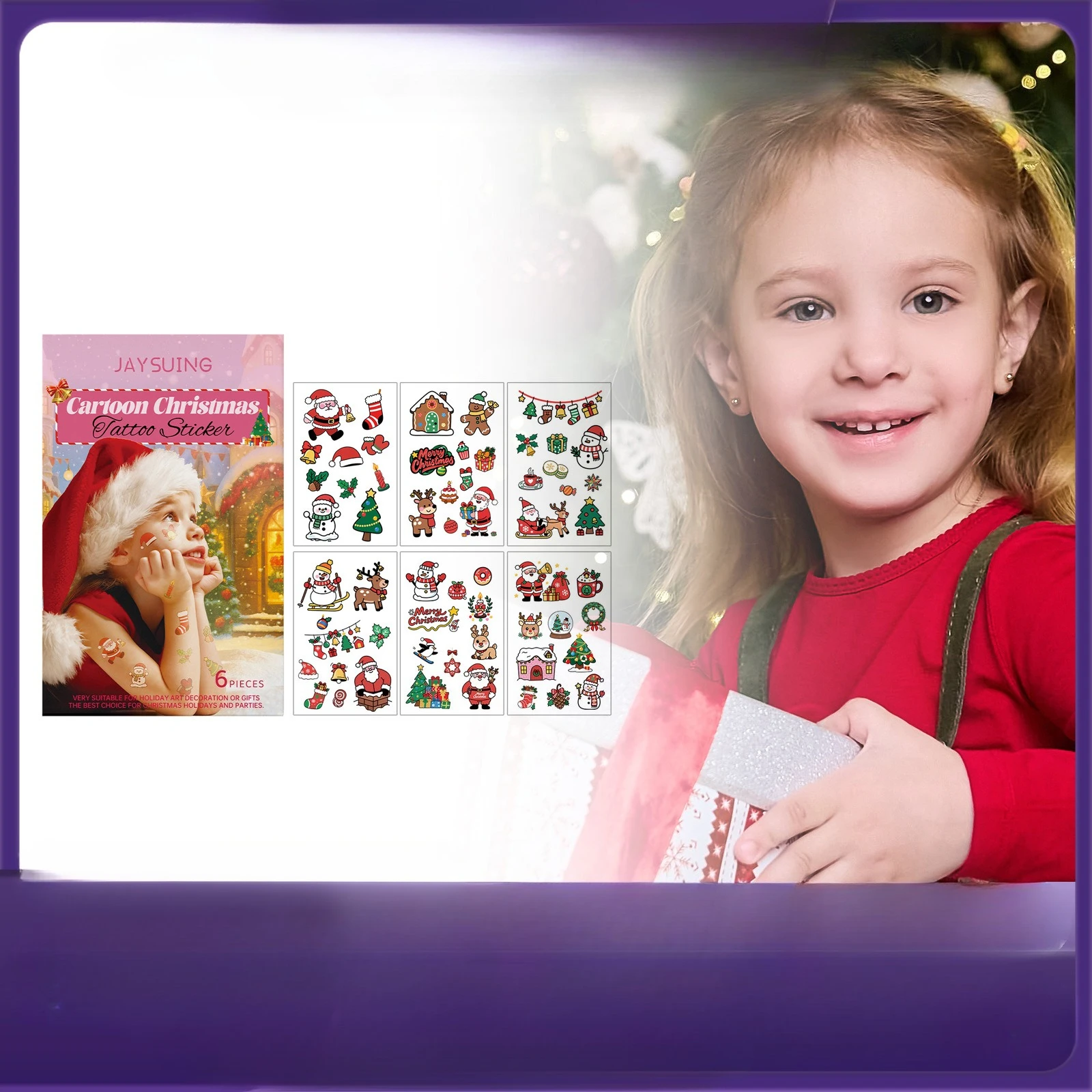 Christmas Tattoos Stickers Waterproof Fake Body Art Cartoon Santa Claus Cute Xmas Party Decoration For Kids Women Festival Gift
Christmas Tattoos Stickers Waterproof Fake Body Art Cartoon Santa Claus Cute Xmas Party Decoration For Kids Women Festival Gift