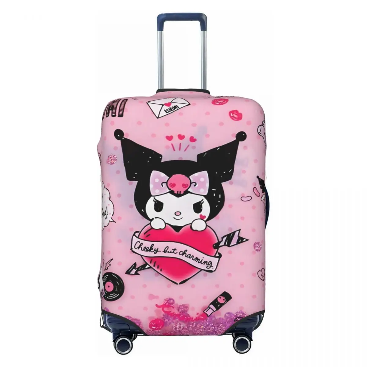 Custom Kuromi Classical Anime Luggage Cover Elastic Kawaii Design Travel Suitcase Protective Covers Suit For 18-32 inch
Custom Kuromi Classical Anime Luggage Cover Elastic Kawaii Design Travel Suitcase Protective Covers Suit For 18-32 inch