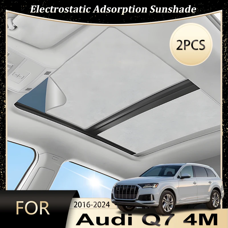 For Audi Q7 4M 2016-2024 2019 Roof Window Shades Electrostatic Adsorption Skylight Camping Sun Protector Cover Car Accessories
For Audi Q7 4M 2016-2024 2019 Roof Window Shades Electrostatic Adsorption Skylight Camping Sun Protector Cover Car Accessories