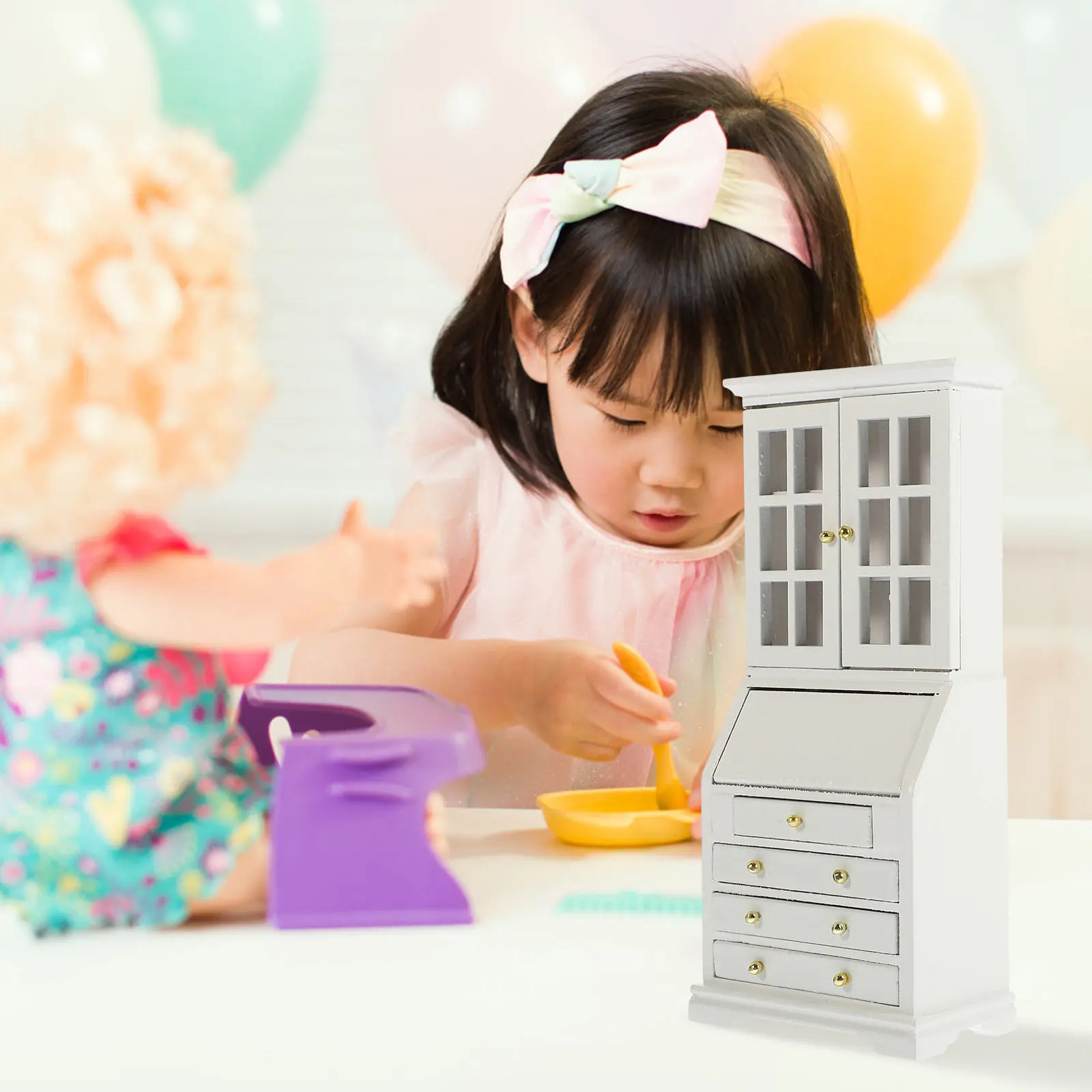 1:12 Scale Mini Cabinet Natural Wood Material Cute Design Fade Resistant Lightweight Shelf for Dollhouse Inspired Interior
1:12 Scale Mini Cabinet Natural Wood Material Cute Design Fade Resistant Lightweight Shelf for Dollhouse Inspired Interior