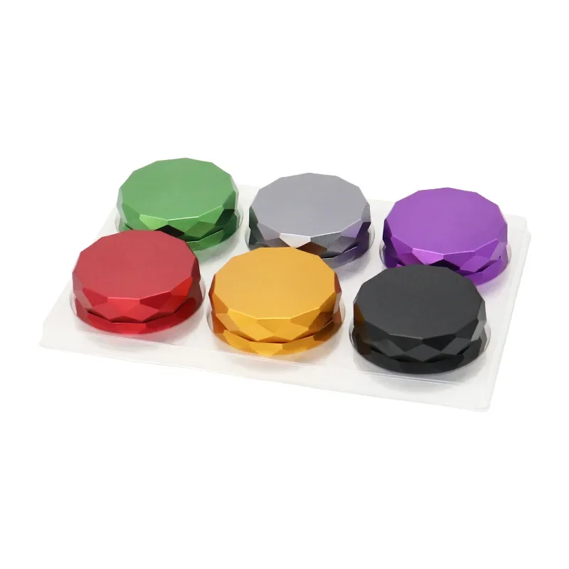 Wholesale of Best-selling 63mm Aluminum Alloy Cigarette By Manufacturer, 2-layer Diamond Shaped Flat Grinder Cigarette Set
Wholesale of Best-selling 63mm Aluminum Alloy Cigarette By Manufacturer, 2-layer Diamond Shaped Flat Grinder Cigarette Set